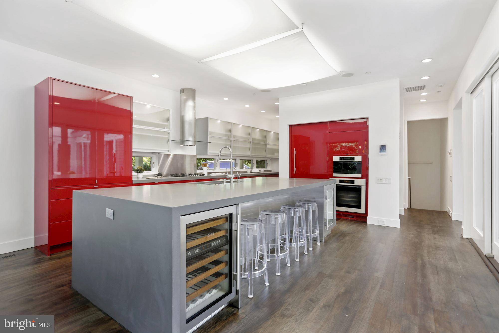 4716 Falstone Avenue Chevy Chase, MD 20815 - Photo 10 of 38 Gourmet Kitchen with fabulous Island