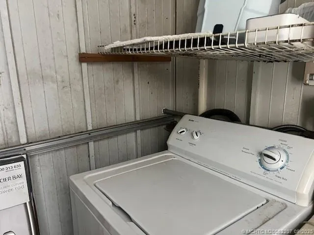 a close view of utility room