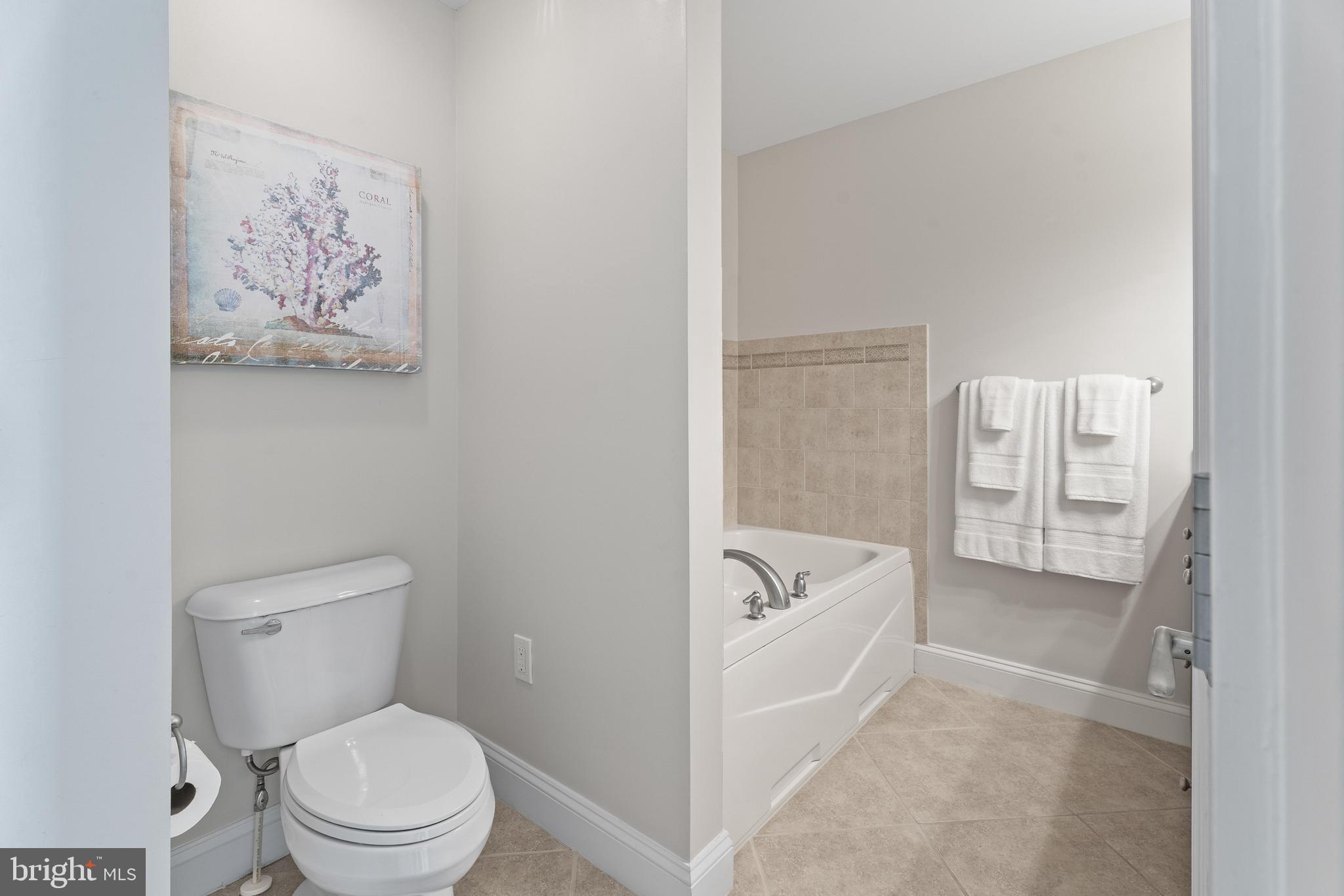 37304 Lighthouse Road, Unit 10 Selbyville, DE 19975 - Photo 35 of 40 a bathroom with a toilet and a bathtub
