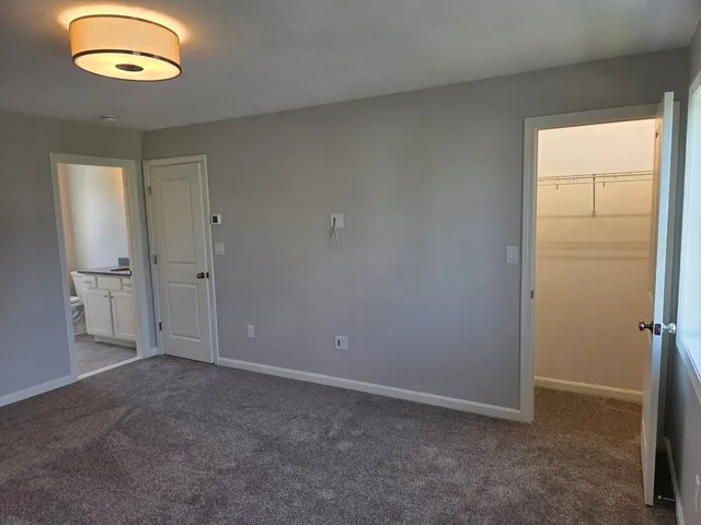 an empty room with window