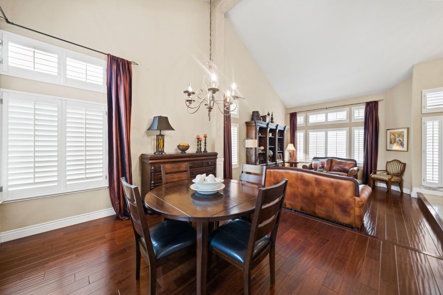 1435 Eagle Street Tracy, CA 95376 - Photo 18 of 24 a view of a dining room with furniture window and wooden floor