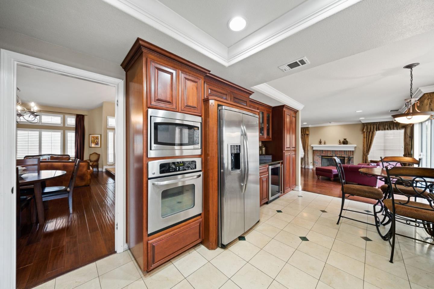 1435 Eagle Street Tracy, CA 95376 - Photo 19 of 24 a kitchen with stainless steel appliances granite countertop a refrigerator and stove