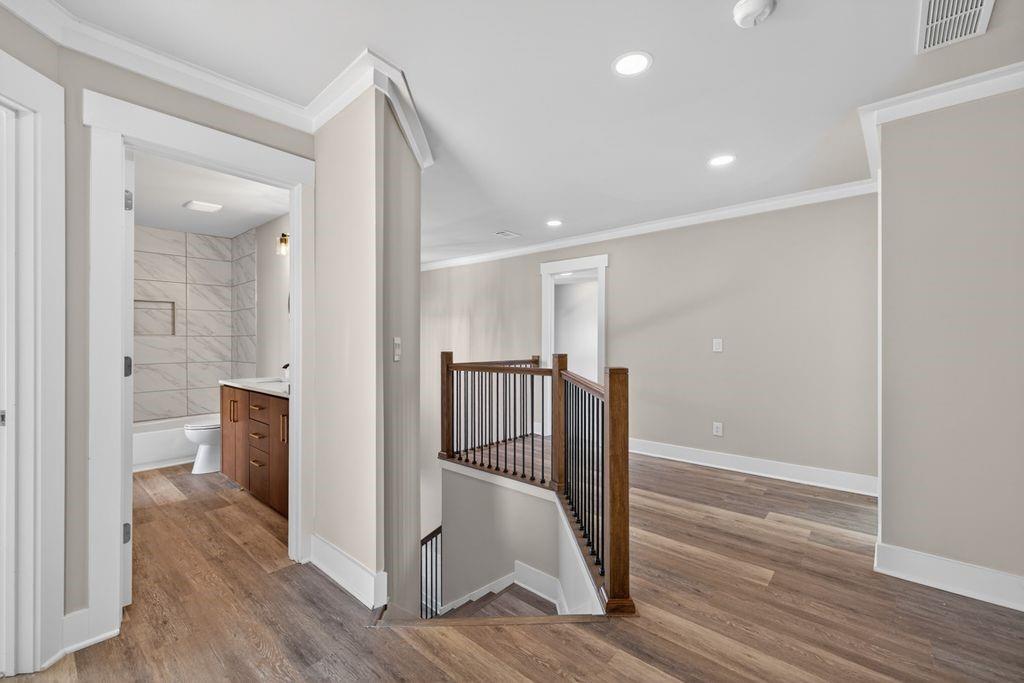 4947 Old Orr Road Flowery Branch, GA 30542 - Photo 28 of 60 a view of hallway with wooden floor