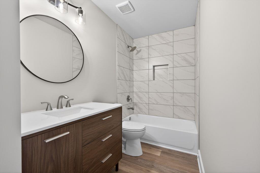 4947 Old Orr Road Flowery Branch, GA 30542 - Photo 49 of 60 a bathroom with a sink and a mirror