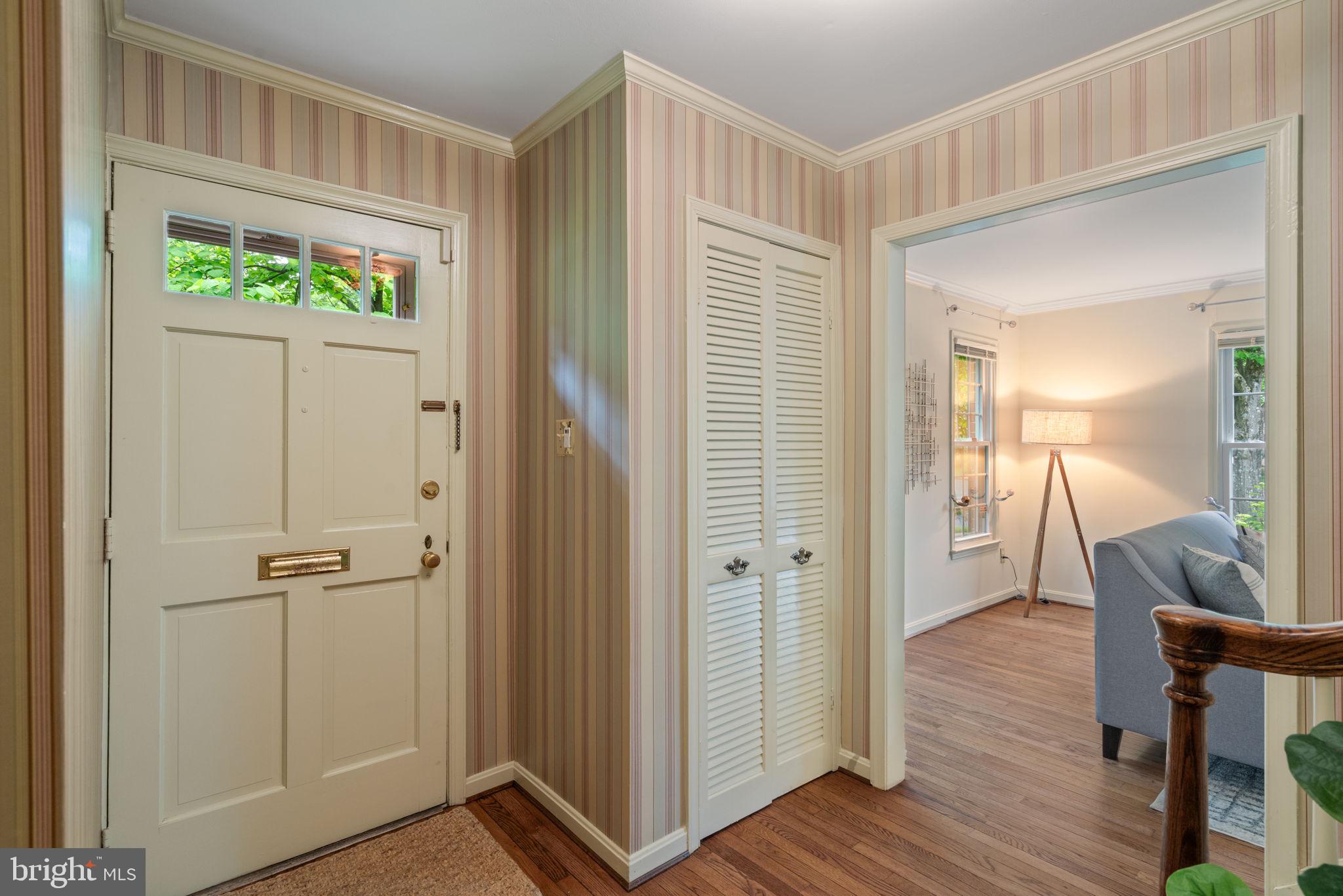 2375 Albot Road Reston, VA 20191 - Photo 8 of 63 Classic feel in the foyer-love the fun mail slot!