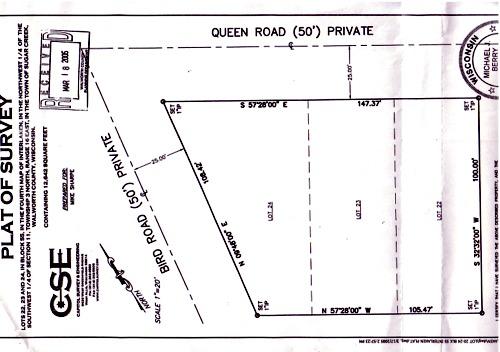 22-23 Blk 55 Queen Road Sugar Creek, WI 53121 - Photo 1 of 1 survey