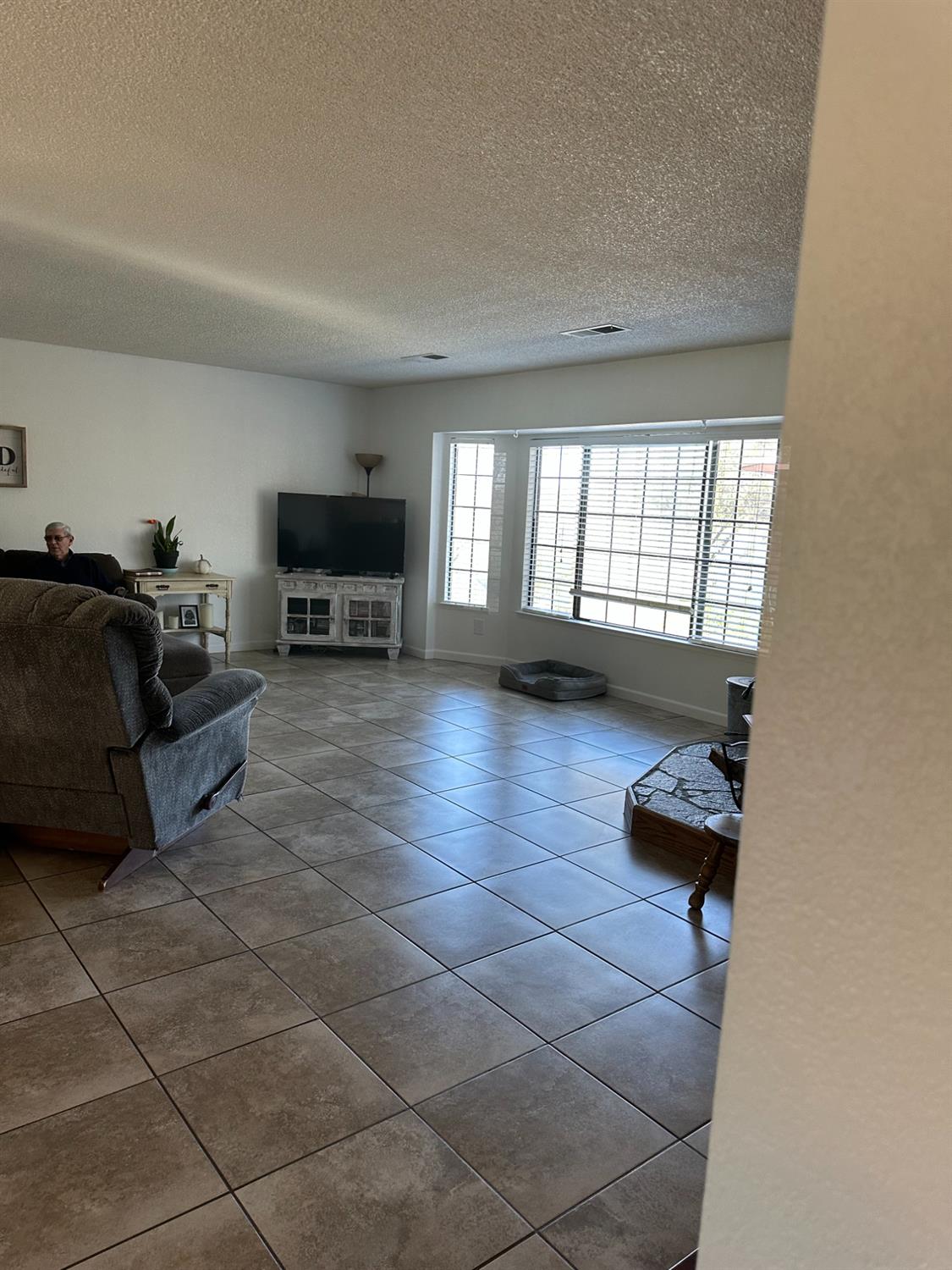 46725 Picayune Creek Road Coarsegold, CA 93614 - Photo 10 of 49 a living room with furniture and a flat screen tv