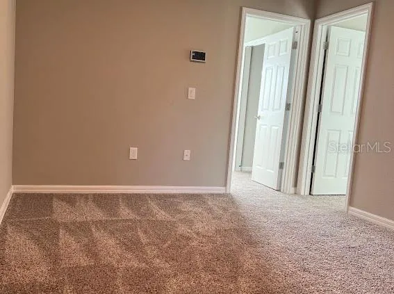 a view of an empty room