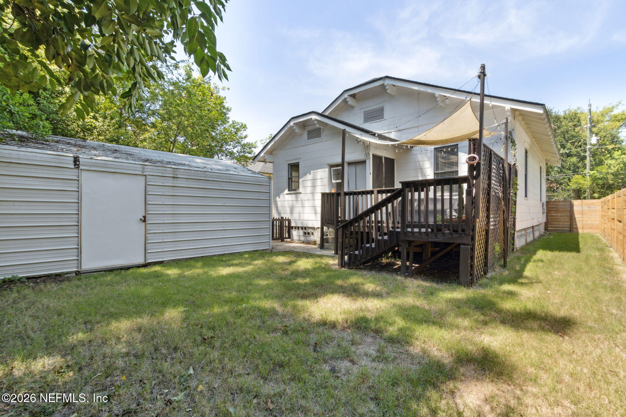 2974 Gilmore Street Jacksonville, FL 32205 - Photo 28 of 28 a view of a house with a yard and deck