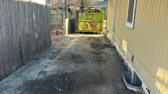 a view of an front door