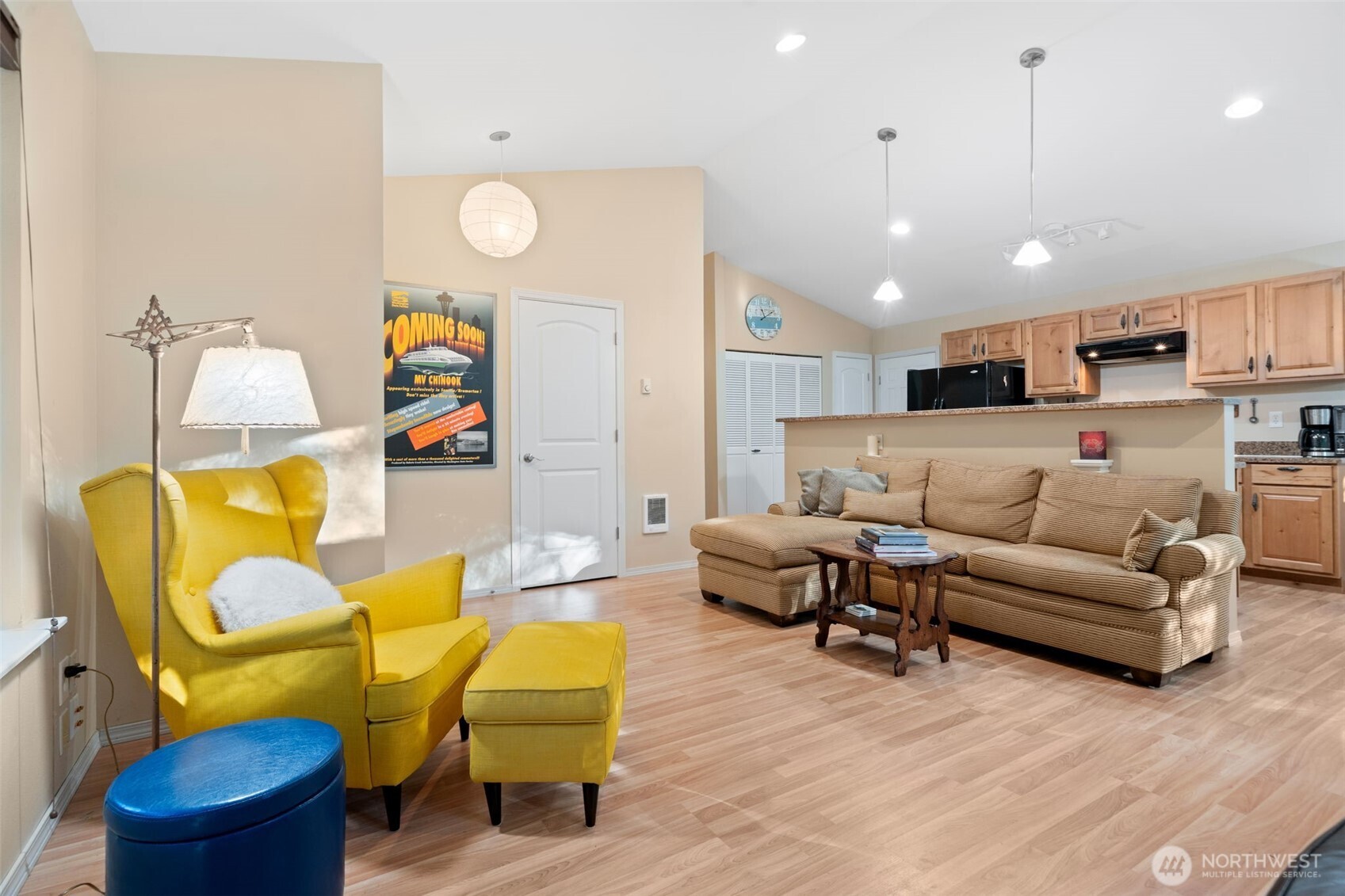 664 East Portage Road Shelton, WA 98584 - Photo 9 of 40 a living room with furniture and a wooden floor