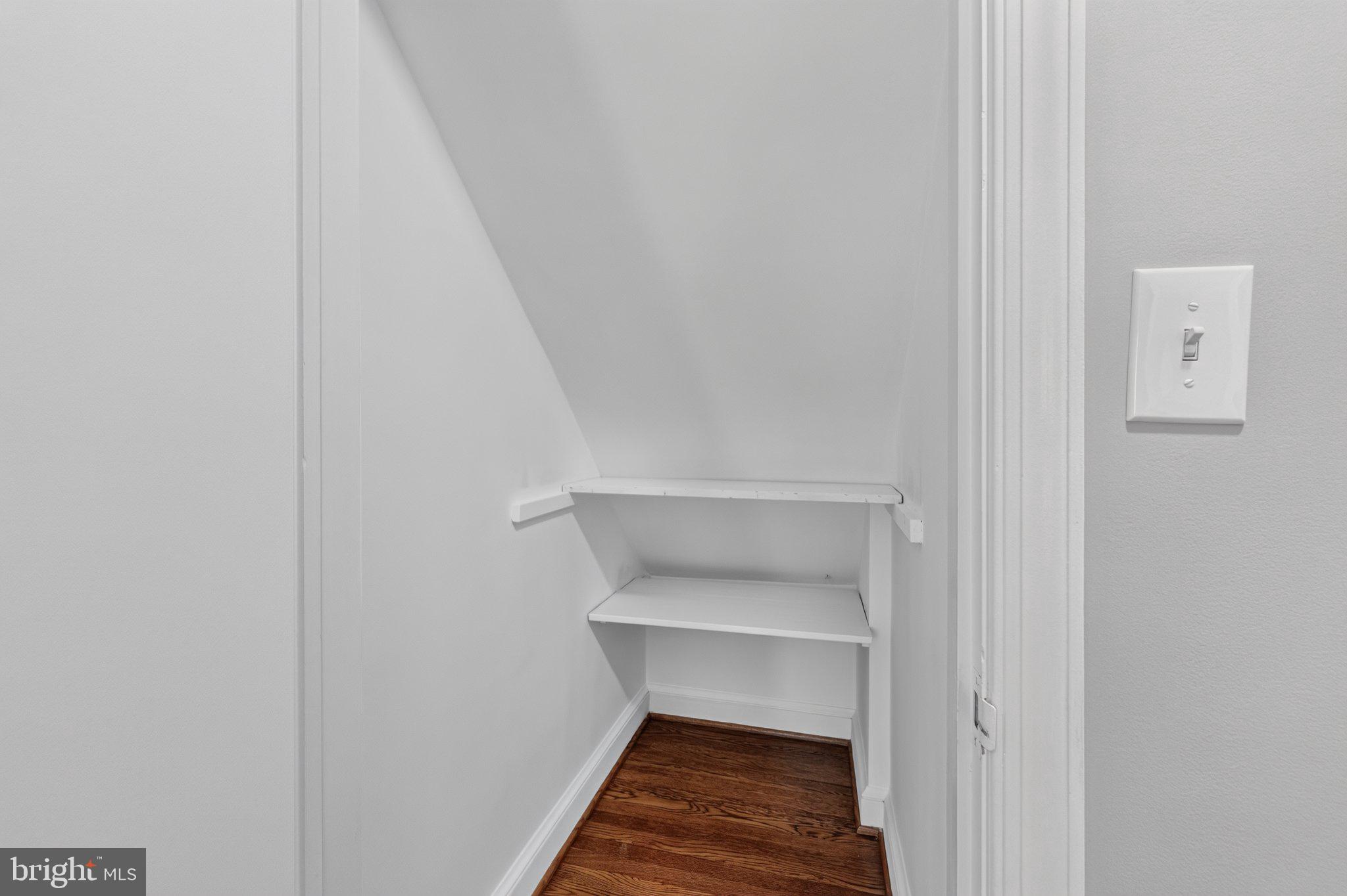 2601 Military Road Arlington, VA 22207 - Photo 74 of 119 Large Storage Closet Tucked Away Under the Stairs!
