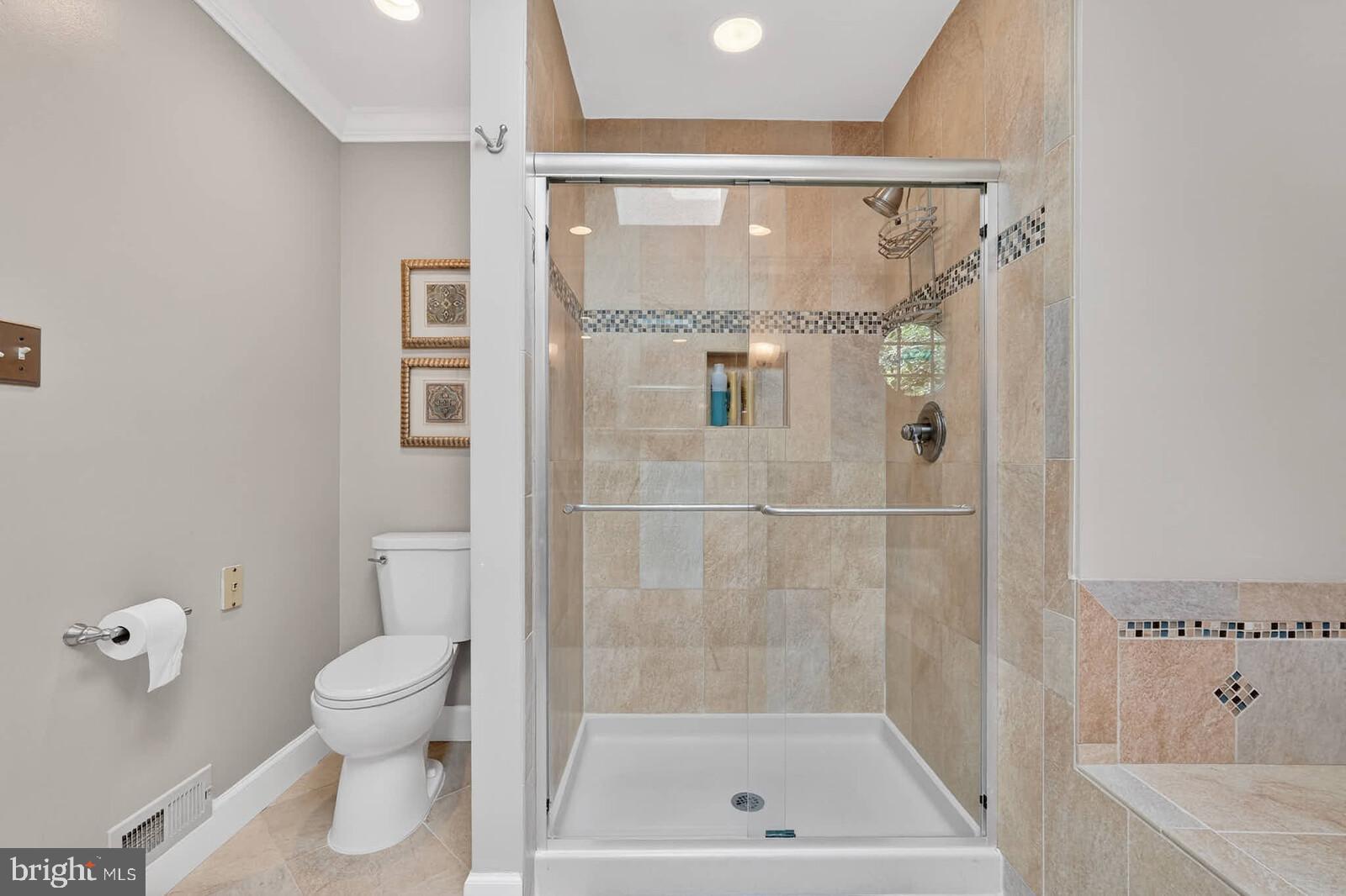 2108 Merrifields Drive Silver Spring, MD 20906 - Photo 29 of 69 a bathroom with a shower a toilet and a shower