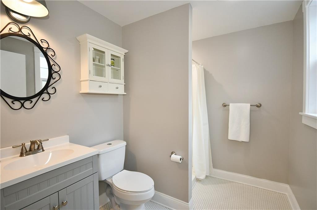 74 George Street Valencia, PA 16059 - Photo 9 of 25 Brand new Full bathroom on the main floor. Step in shower.