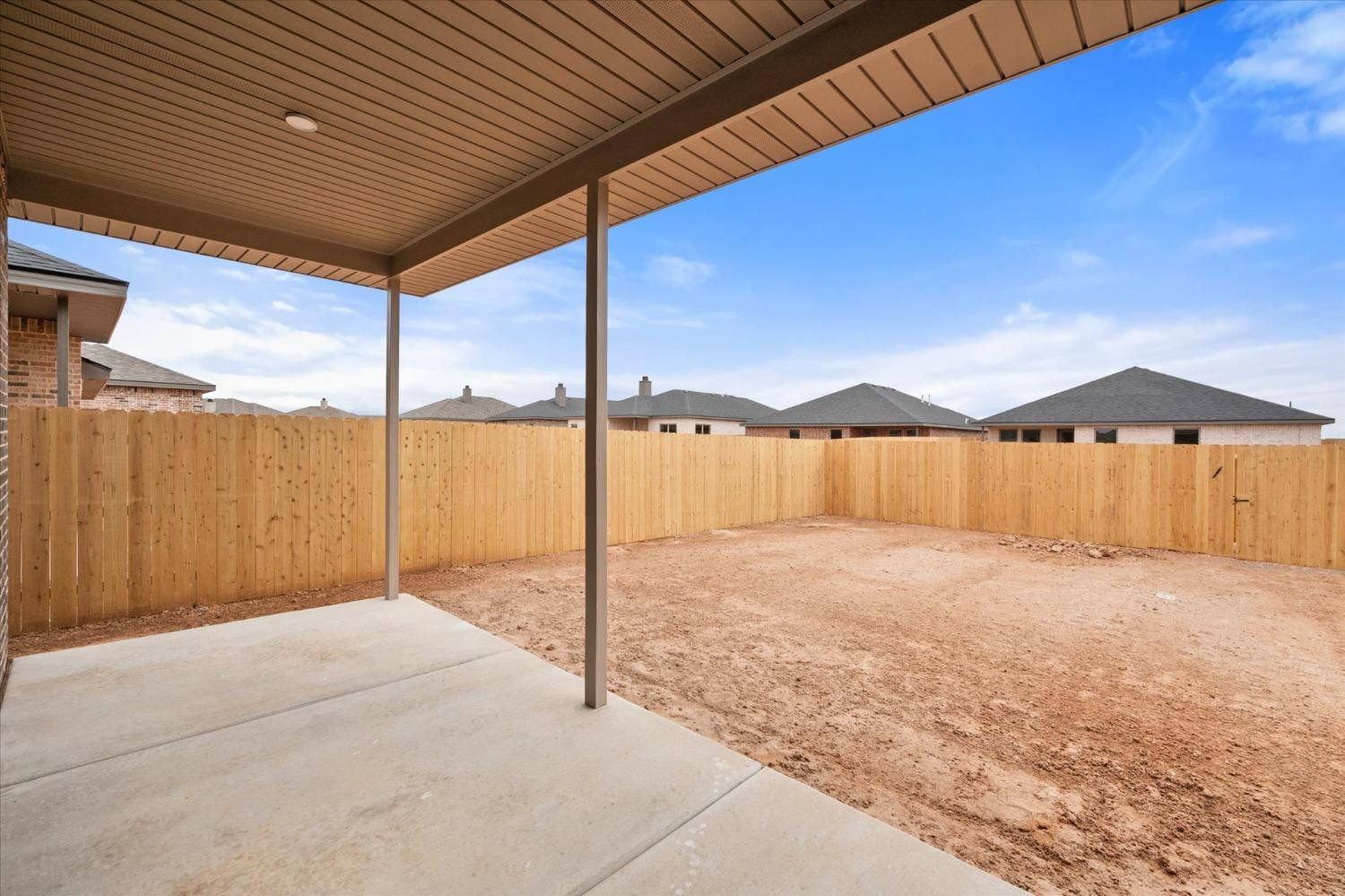 7435 29th Street Lubbock, TX 79407 - Photo 22 of 22 a backyard of a house