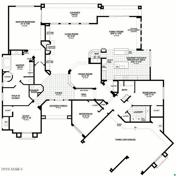 9716 East Lofty Point Road Scottsdale, AZ 85262 - Photo 95 of 95 Cerro Floorplan