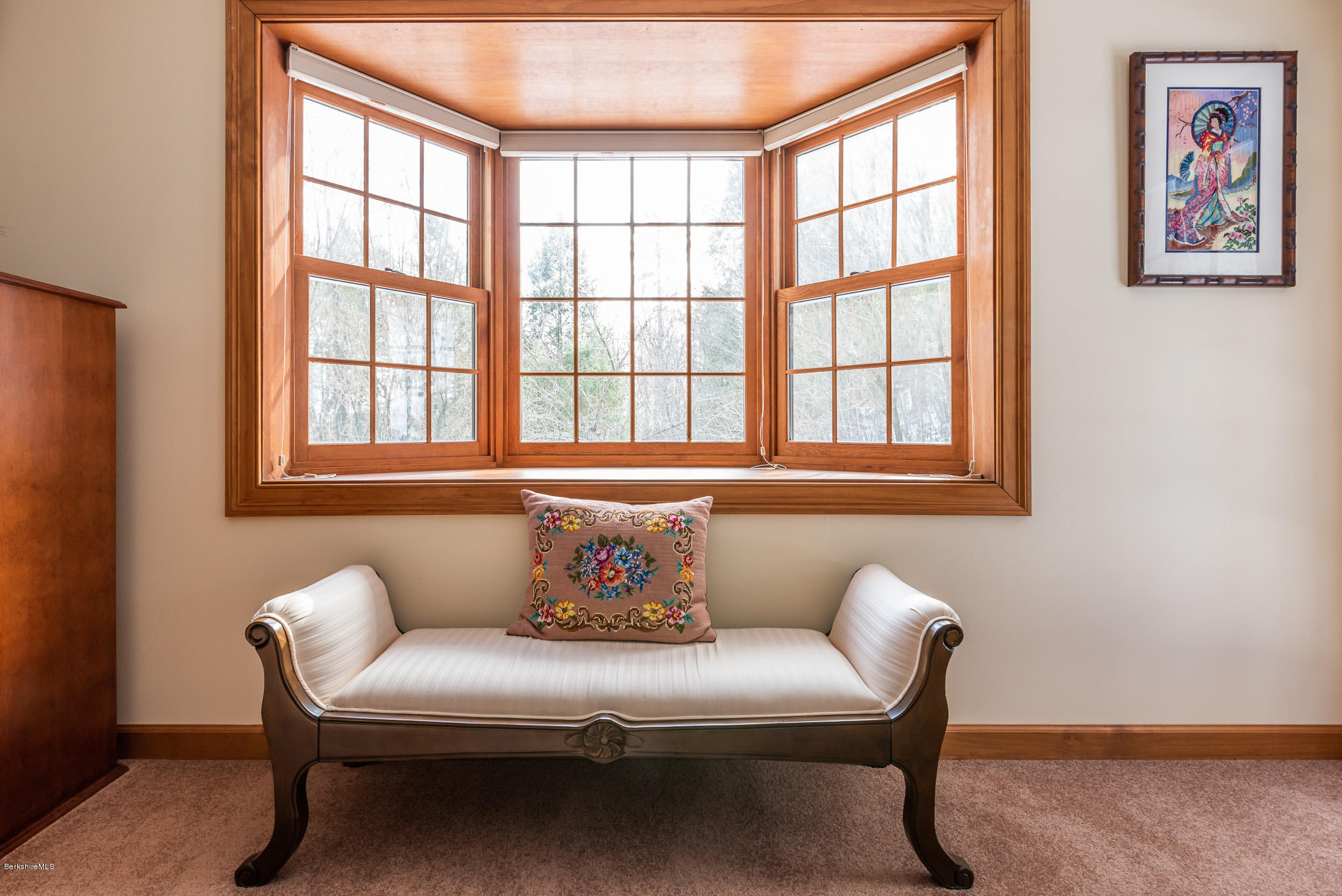 100 West Sheffield Road Great Barrington, MA 01230 - Photo 23 of 41 Bay Window in Master Bedroom