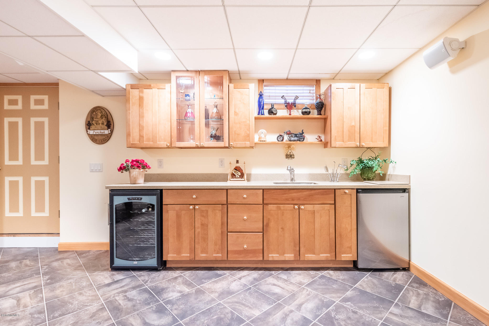 100 West Sheffield Road Great Barrington, MA 01230 - Photo 36 of 41 Lower Level Wet Bar/ Kitchenette
