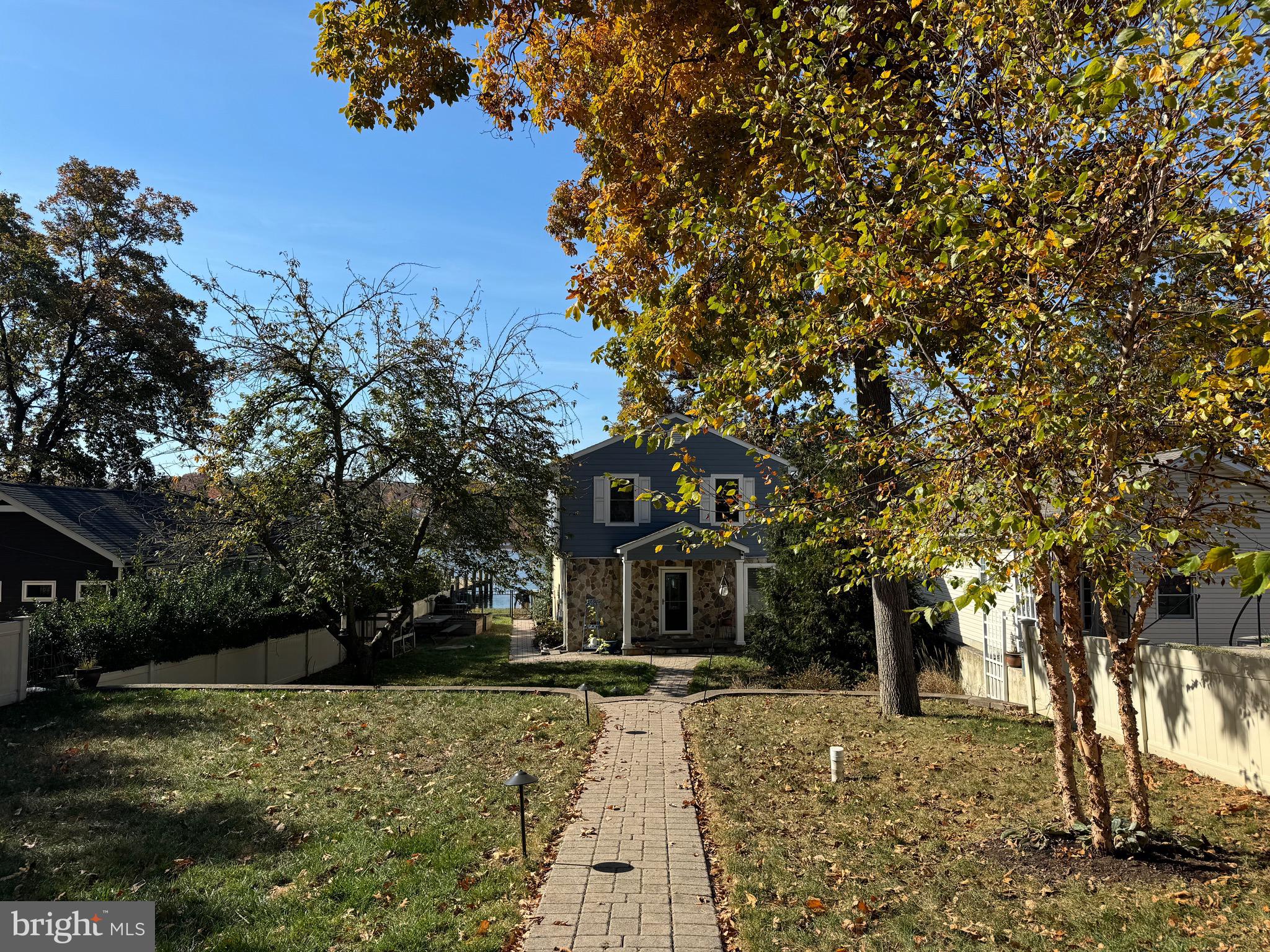 336 Riverside Drive Pasadena, MD 21122 - Photo 35 of 39 Front elevation, paver sidewalk