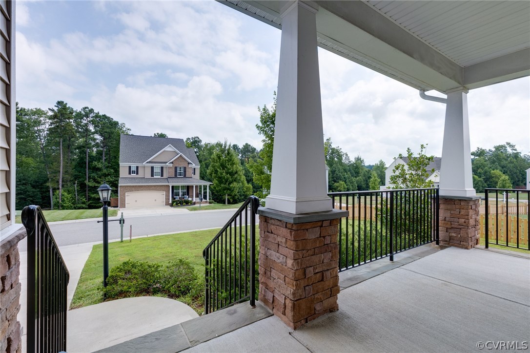 14513 Needham Market Road Midlothian, VA 23112 - Photo 27 of 31 a view of a house with porch and garden