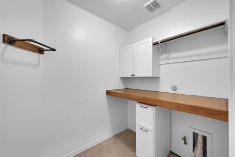 a view of a backyard with a garden