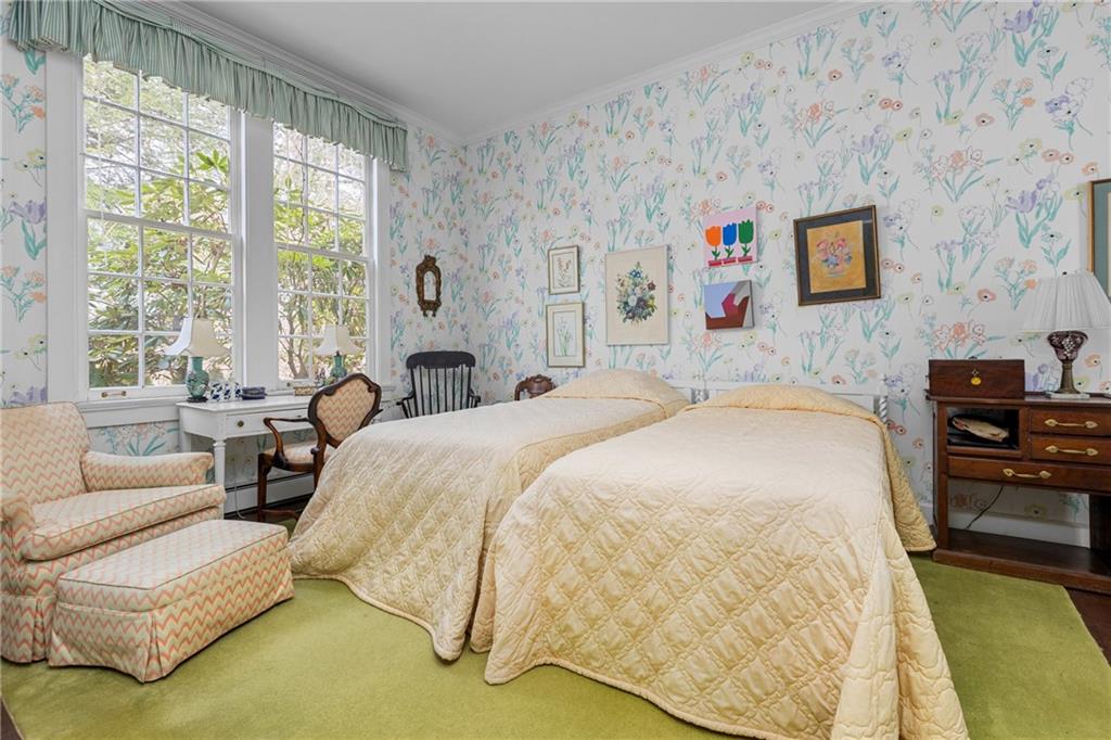 804 Persimmon Road Sewickley, PA 15143 - Photo 23 of 43 a spacious bedroom with a bed and glass window