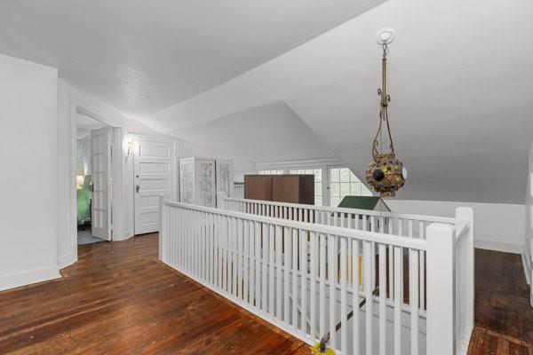 804 Persimmon Road Sewickley, PA 15143 - Photo 27 of 43 a view of a hallway to room with wooden floor