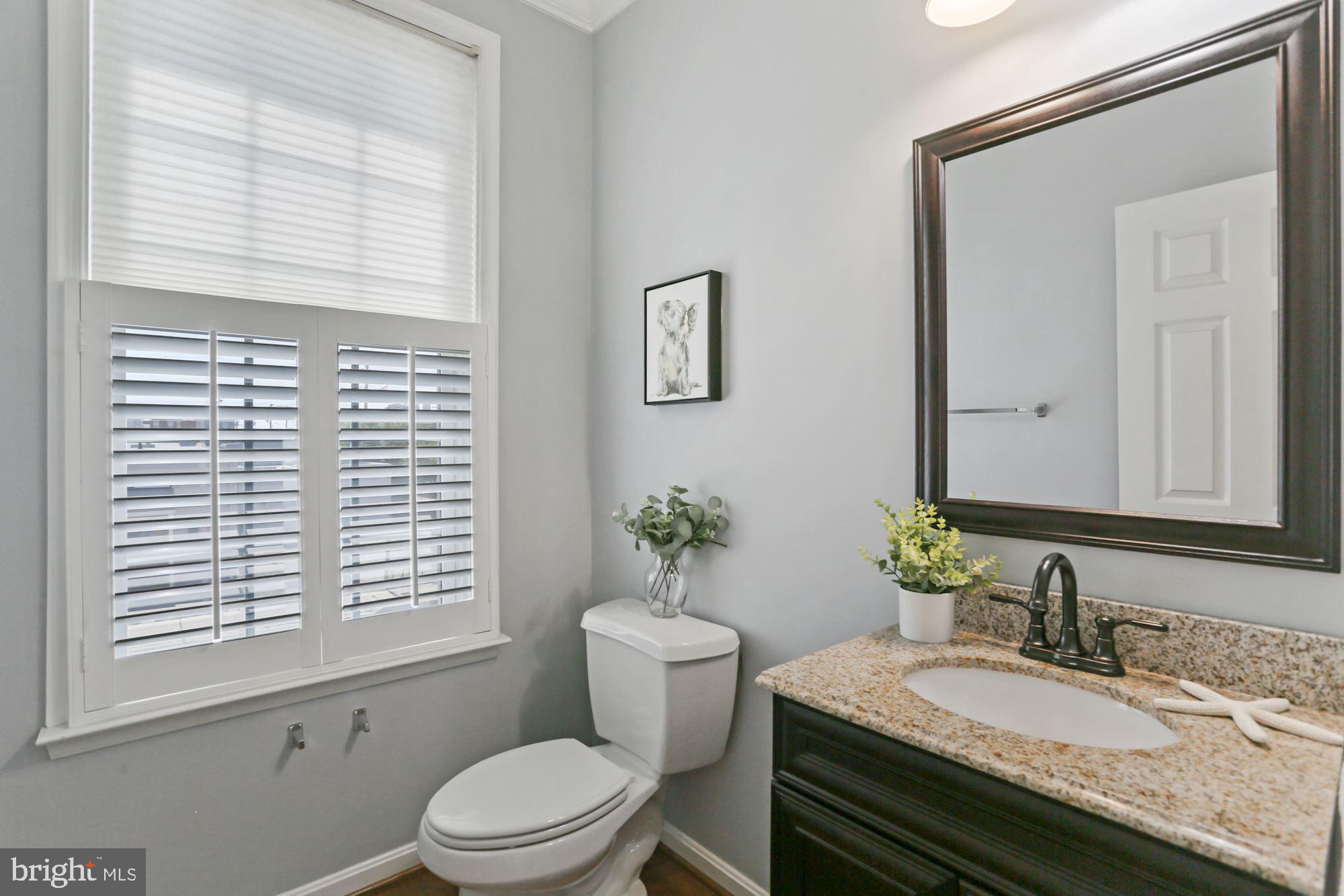 1334 Decatur Street Baltimore, MD 21230 - Photo 33 of 83 1/2 Bath Punctuates the Front Window of Main Level