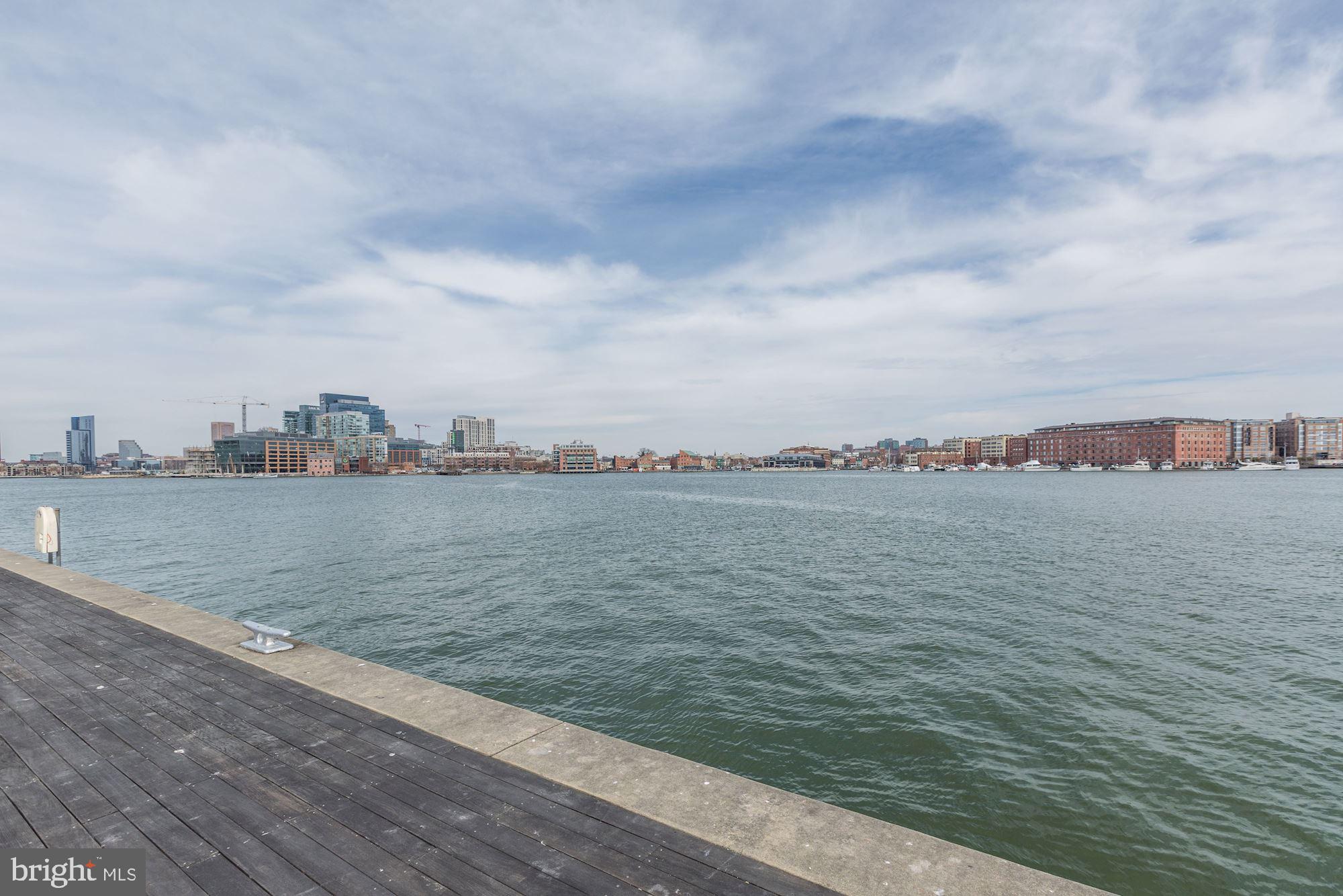 1334 Decatur Street Baltimore, MD 21230 - Photo 62 of 83 View of the Harbor from UA HQ's Dock with Views of