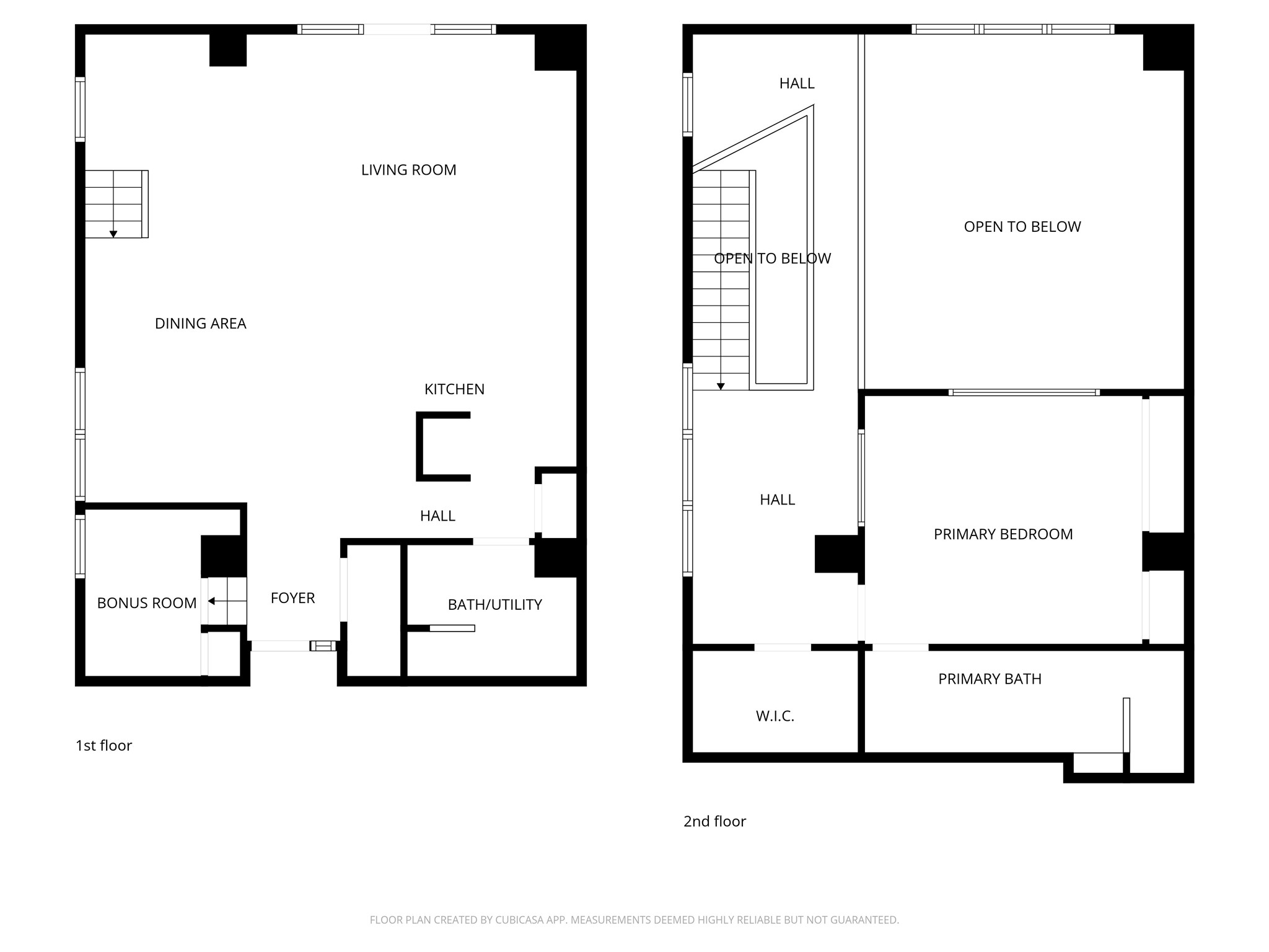 2000 Bagby Street, Unit 5400 Houston, TX 77002 - Photo 47 of 47 Two Level Floor Plan
