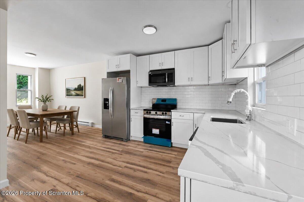 214 Theodore Street Scranton, PA 18508 - Photo 8 of 21 Kitchen/Dining Staged