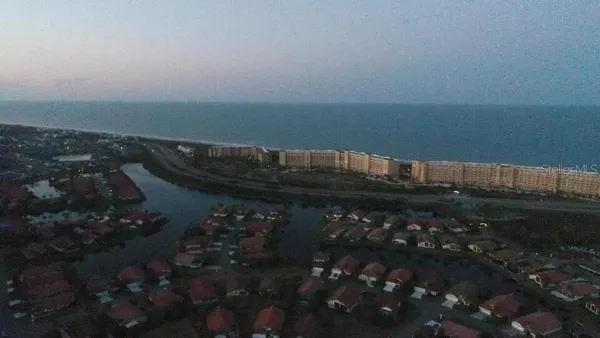 a view of city and mountain