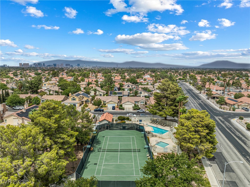 8878 Haviland Road Las Vegas, NV 89123 - Photo 53 of 58 Aerial view of residential area with a mountainous background