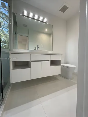 an empty room with an entryway