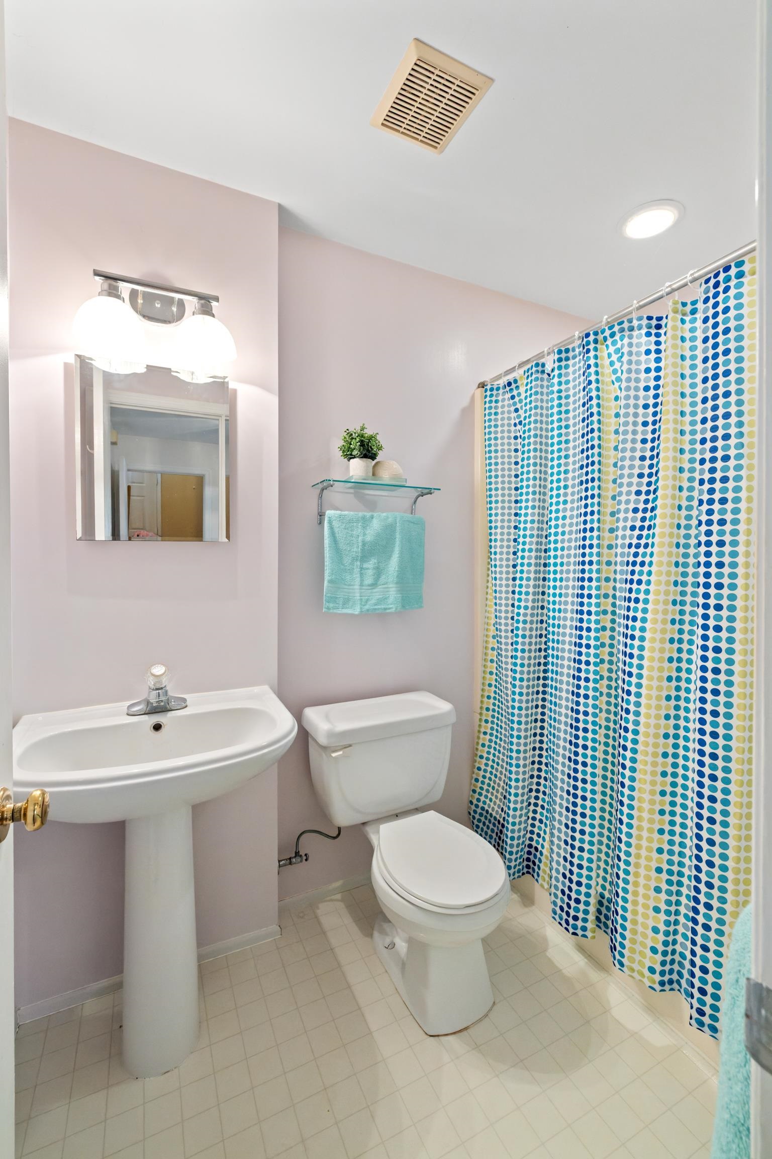 169 Mill Stone Drive Verona, VA 24482 - Photo 35 of 54 a bathroom with a toilet a sink and a mirror