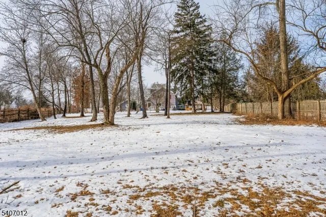 a view of road with covered with snow