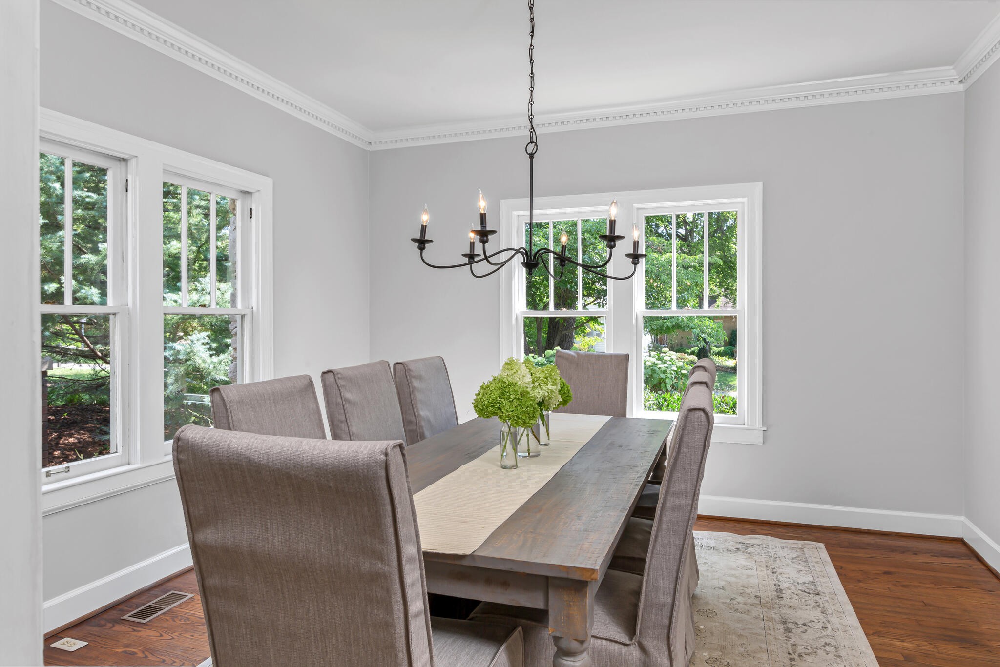225 Cherokee Road Nashville, TN 37205 - Photo 9 of 47 a view of a dining room with furniture window and outside view