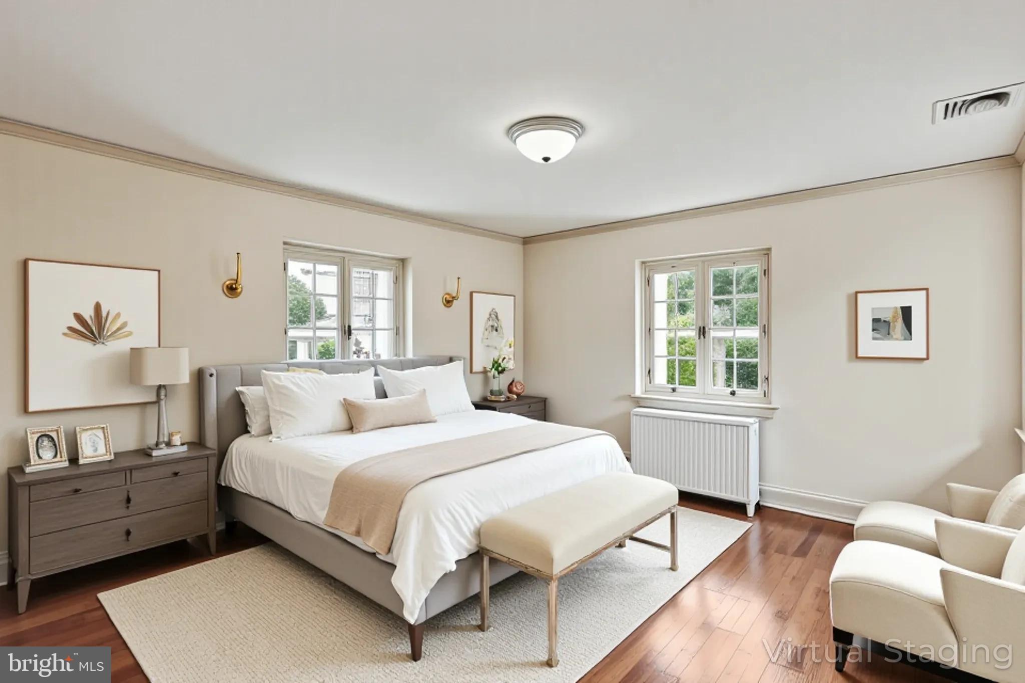 302 Tunbridge Road Baltimore, MD 21212 - Photo 34 of 77 Virtually staged, 3rd floor, 2nd bedroom.