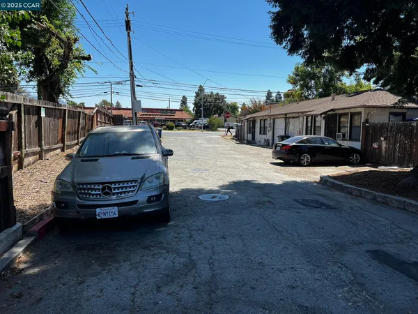 a car parked on the side of the road