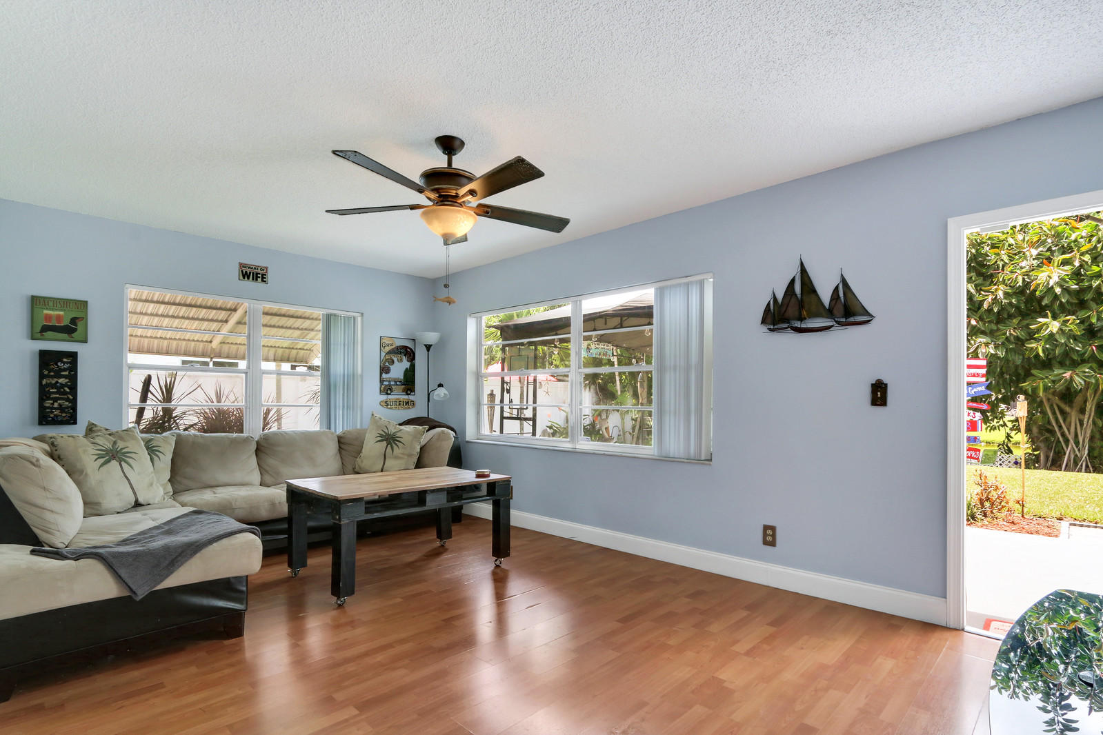 19501 Carolina Circle Boca Raton, FL 33434 - Photo 14 of 19 a living room with furniture and a large window
