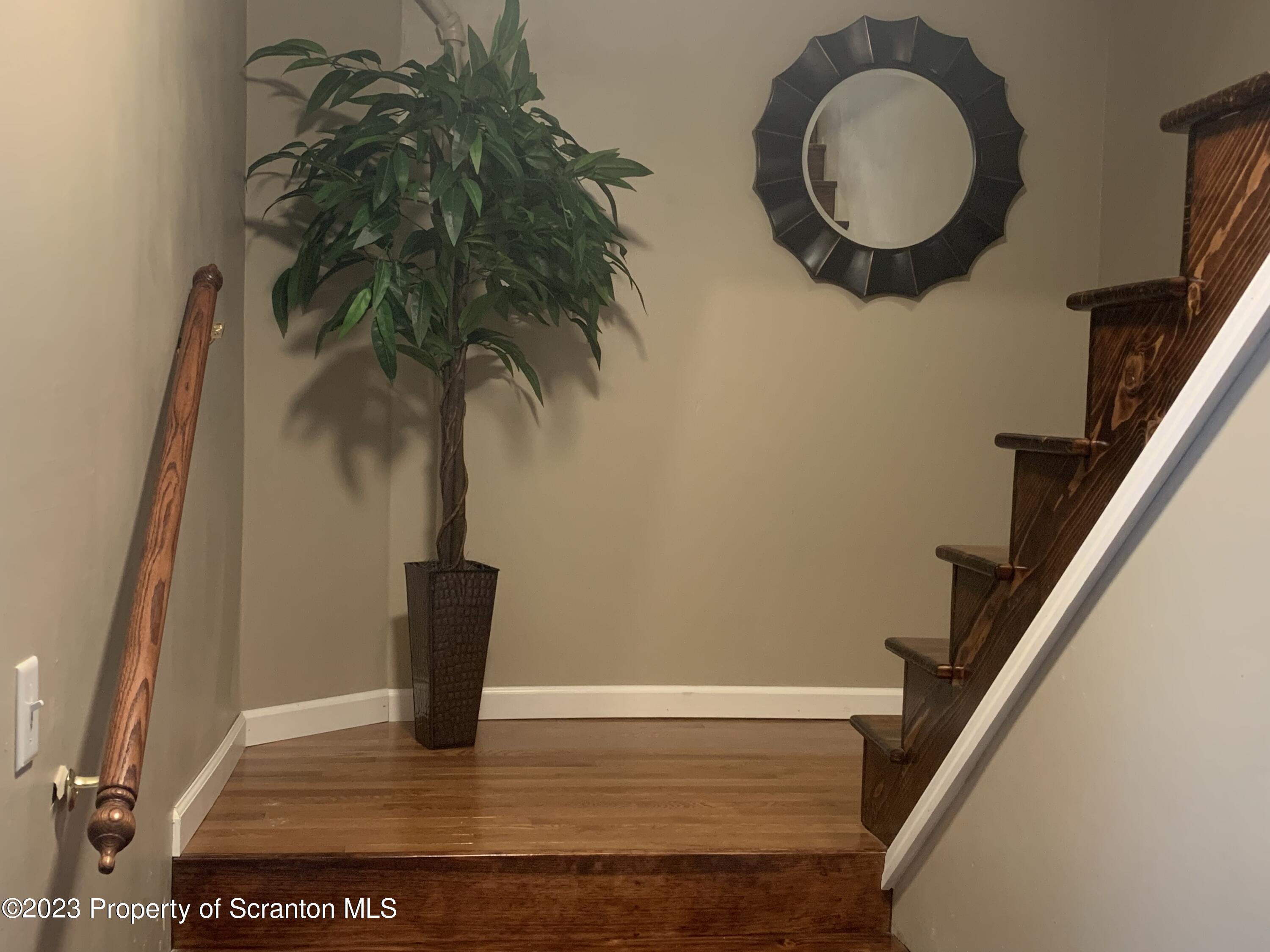 515 Fassold Street Moosic, PA 18507 - Photo 8 of 14 a view of entryway with wooden floor