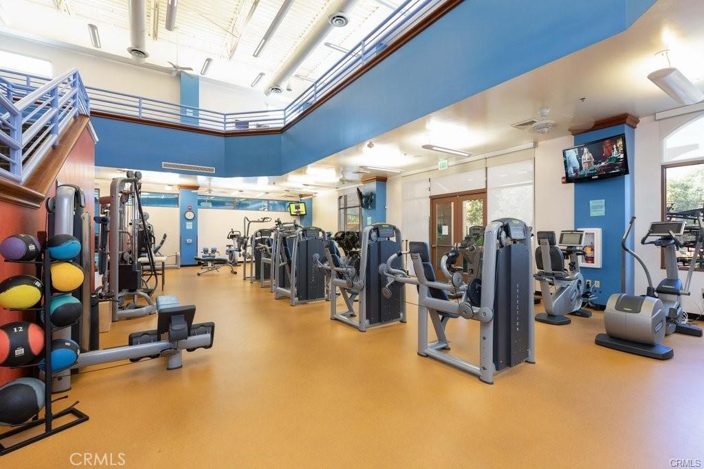 1370 Corte Alamonte Hemet, CA 92545 - Photo 38 of 62 a view of a room with gym equipment