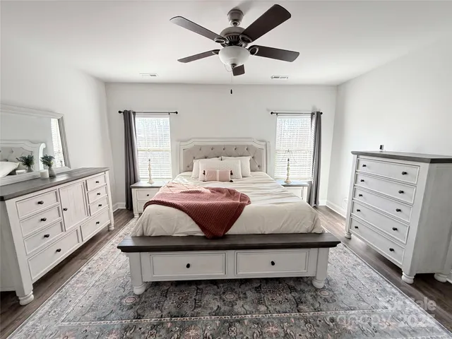 a living room with closet