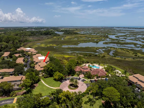 a view of a city with an ocean