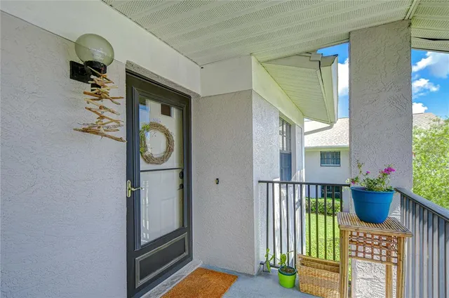 a view of front door