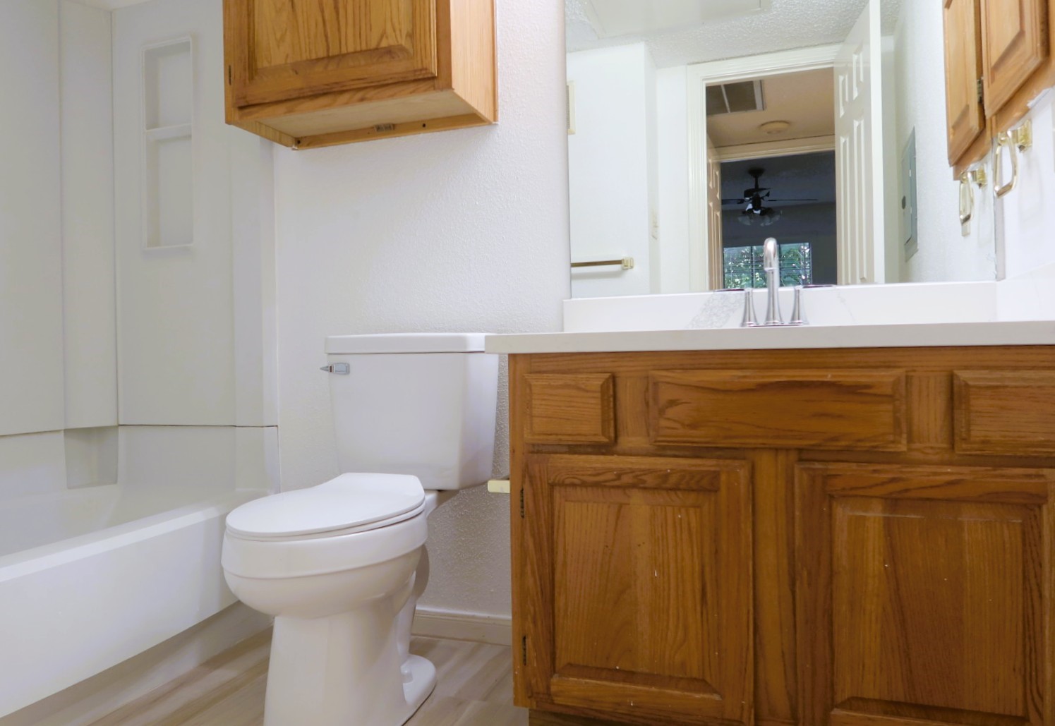 1311 Antoine Drive, Unit 251 Houston, TX 77055 - Photo 26 of 30 a bathroom with a sink and mirror