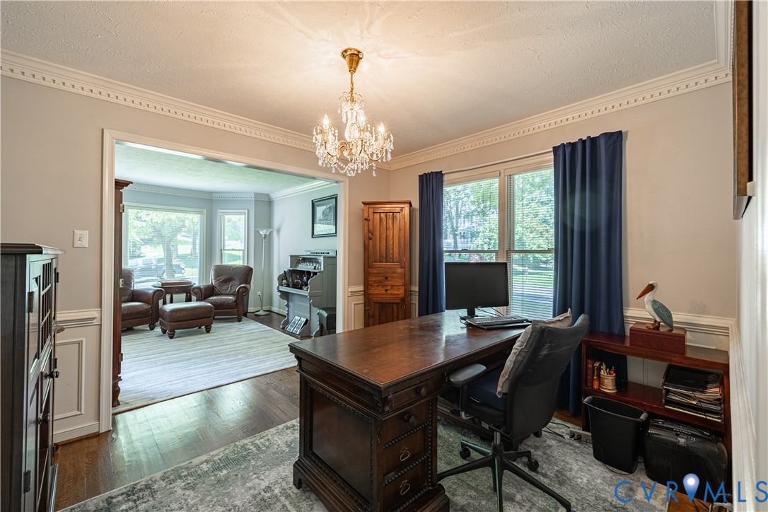 4501 Foxwood Road Chester, VA 23831 - Photo 7 of 42 Interior space featuring an ornate chandelier, dec
