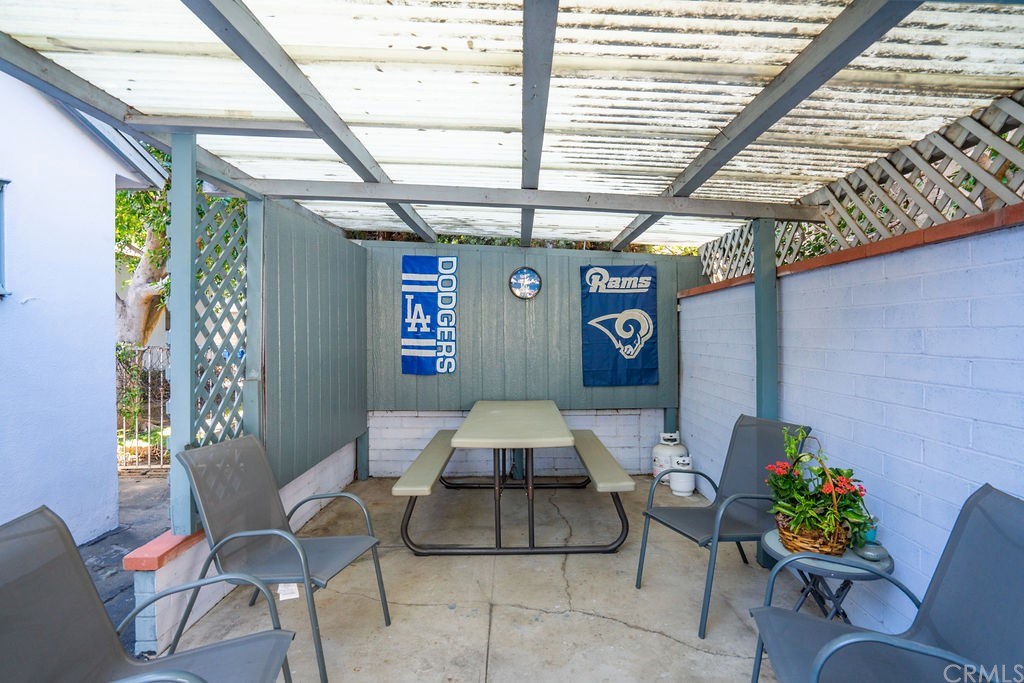 1025 La Cadena Avenue Arcadia, CA 91007 - Photo 41 of 43 Private patio unit 2.