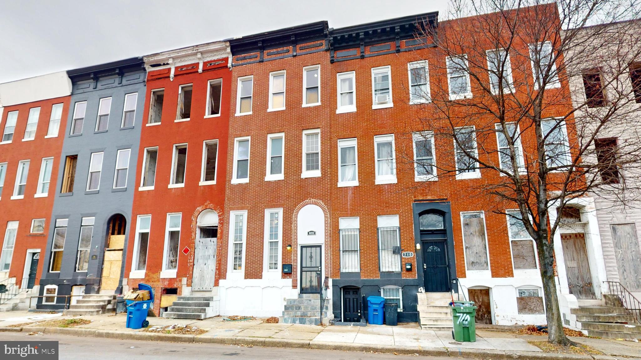 708 North Gilmor Street Baltimore, MD 21217 - Photo 34 of 35 a front view of a building with street view
