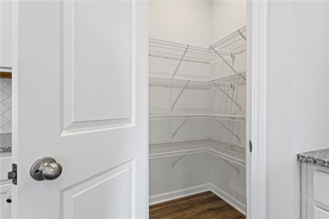 135 Cedar Shoals Easley, SC 29640 - Photo 11 of 37 This spacious pantry provides abundant storage, seamlessly integrating functionality and modern design.